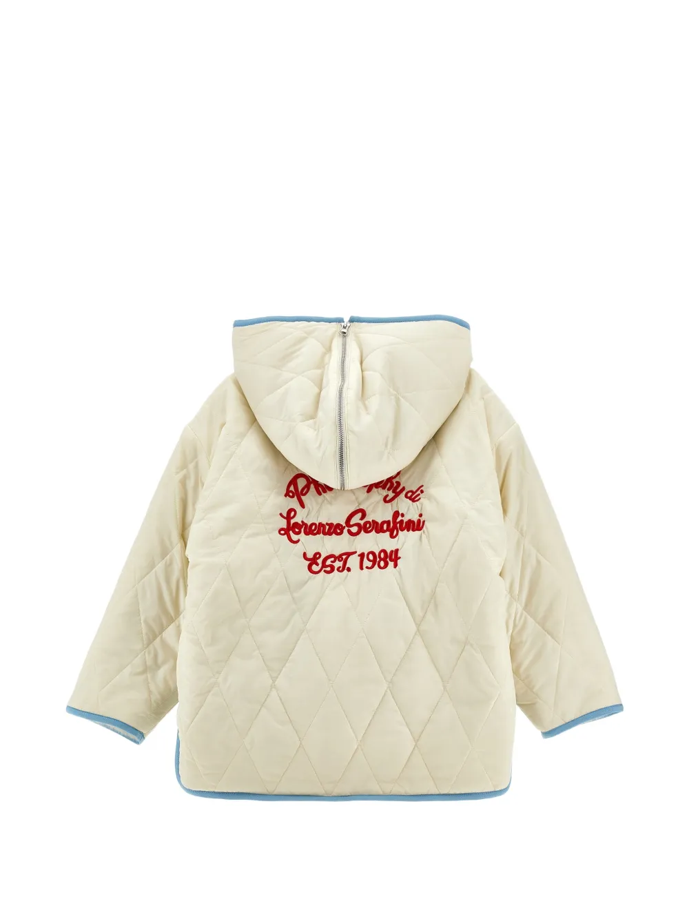 Philosophy Di Lorenzo Serafini Kids Gewatteerd jack met geborduurd logo Beige
