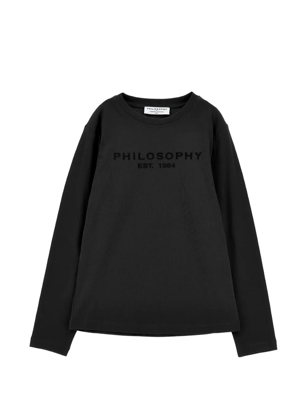Philosophy Di Lorenzo Serafini Kids Maglione con logo ricamato - Nero
