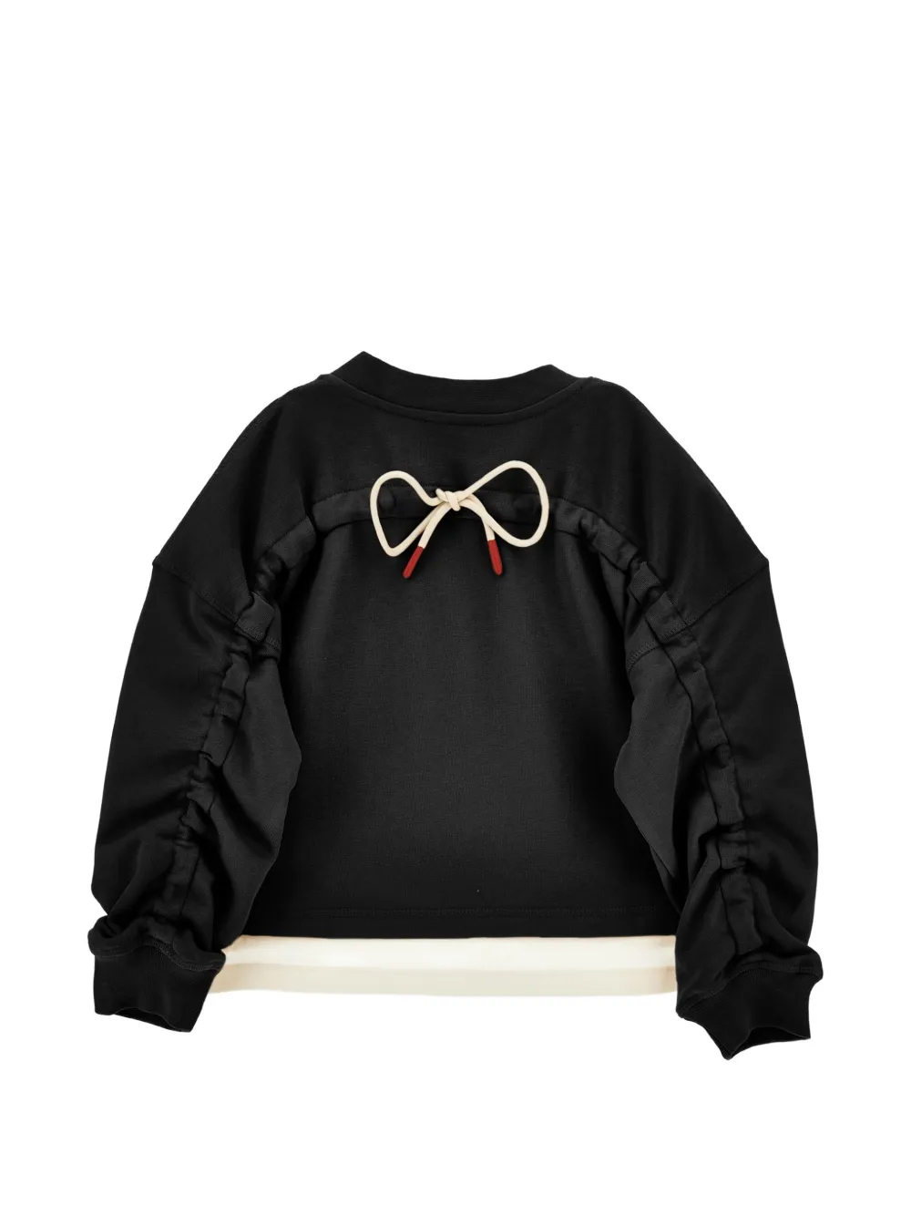 Philosophy Di Lorenzo Serafini Kids Trui met gelaagd effect en strikdetail Zwart