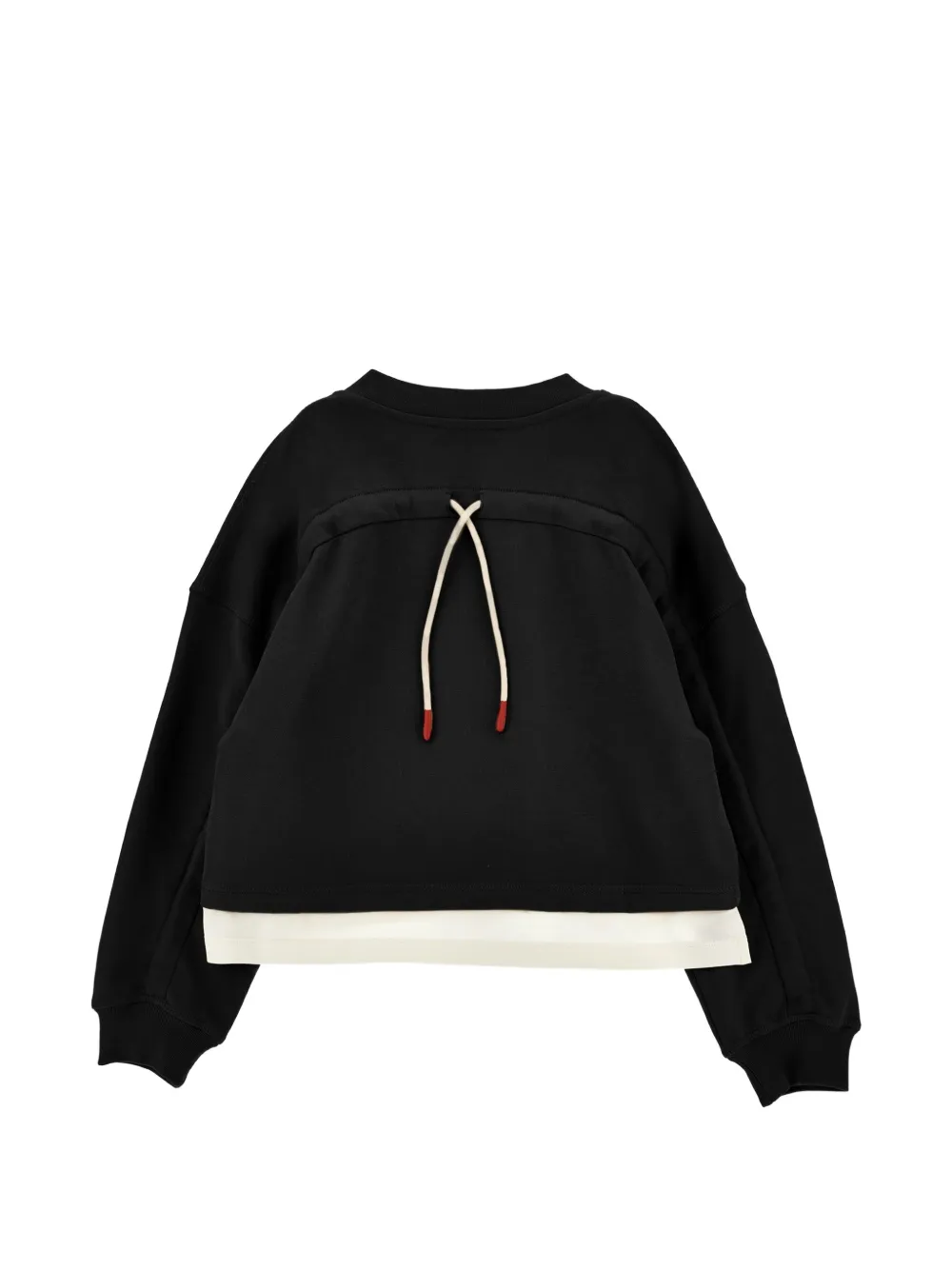 Philosophy Di Lorenzo Serafini Kids Trui met gelaagd effect en strikdetail Zwart