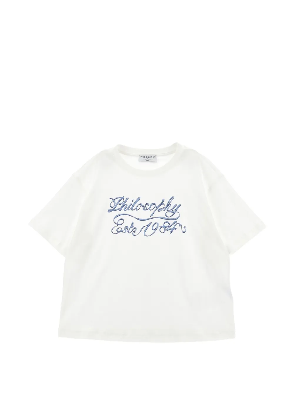 Philosophy Di Lorenzo Serafini Kids T-shirt con logo - Bianco