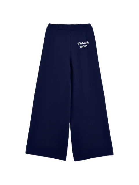 Philosophy Di Lorenzo Serafini Kids logo-embroidered knitted trousers