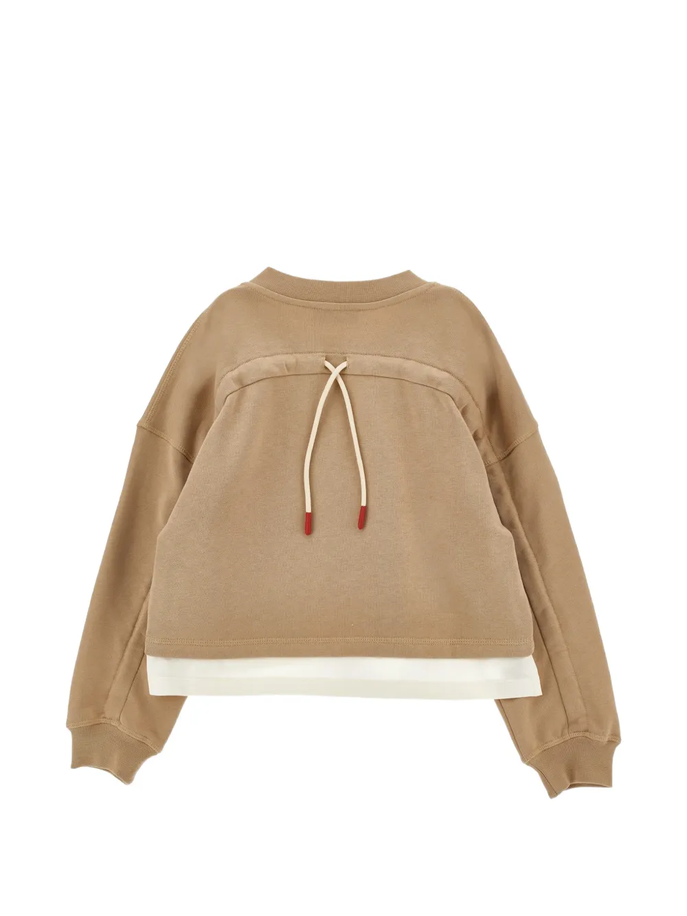 Philosophy Di Lorenzo Serafini Kids Trui met geborduurd logo en gelaagd effect Beige