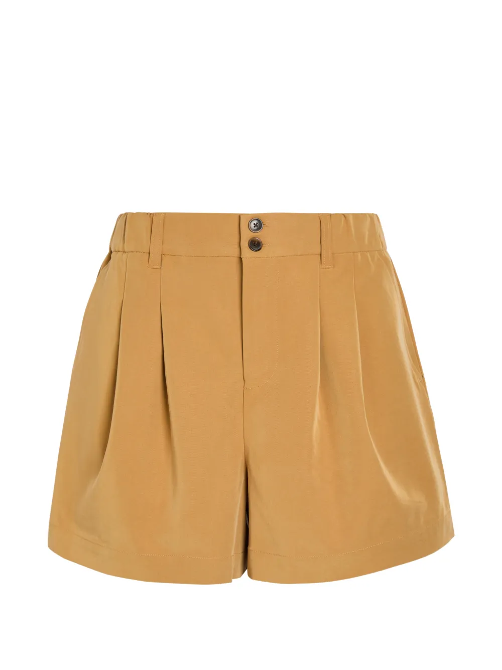 Varley pleated belt-loop shorts - Marrone