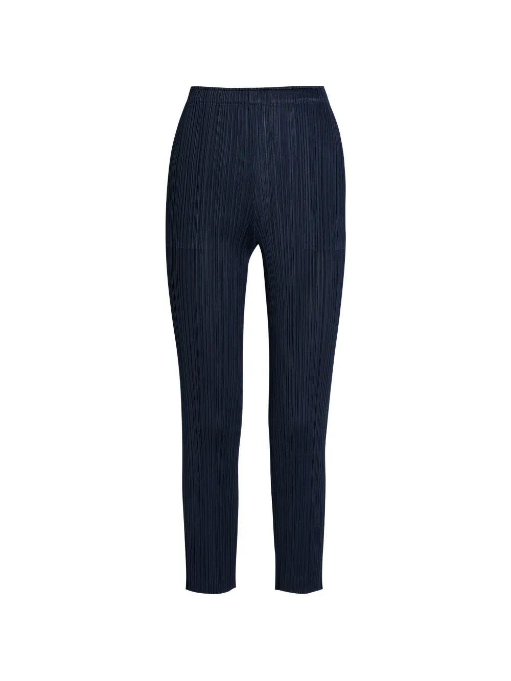 Issey Miyake plissé-effect trousers - Blu