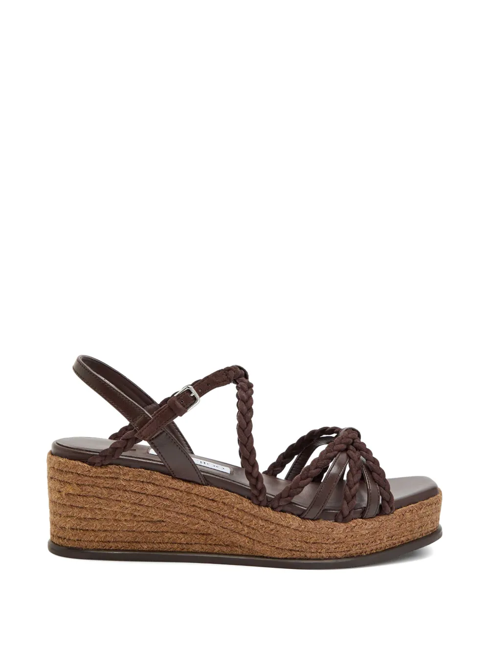 Jimmy Choo braided-strap platform sandals Bruin