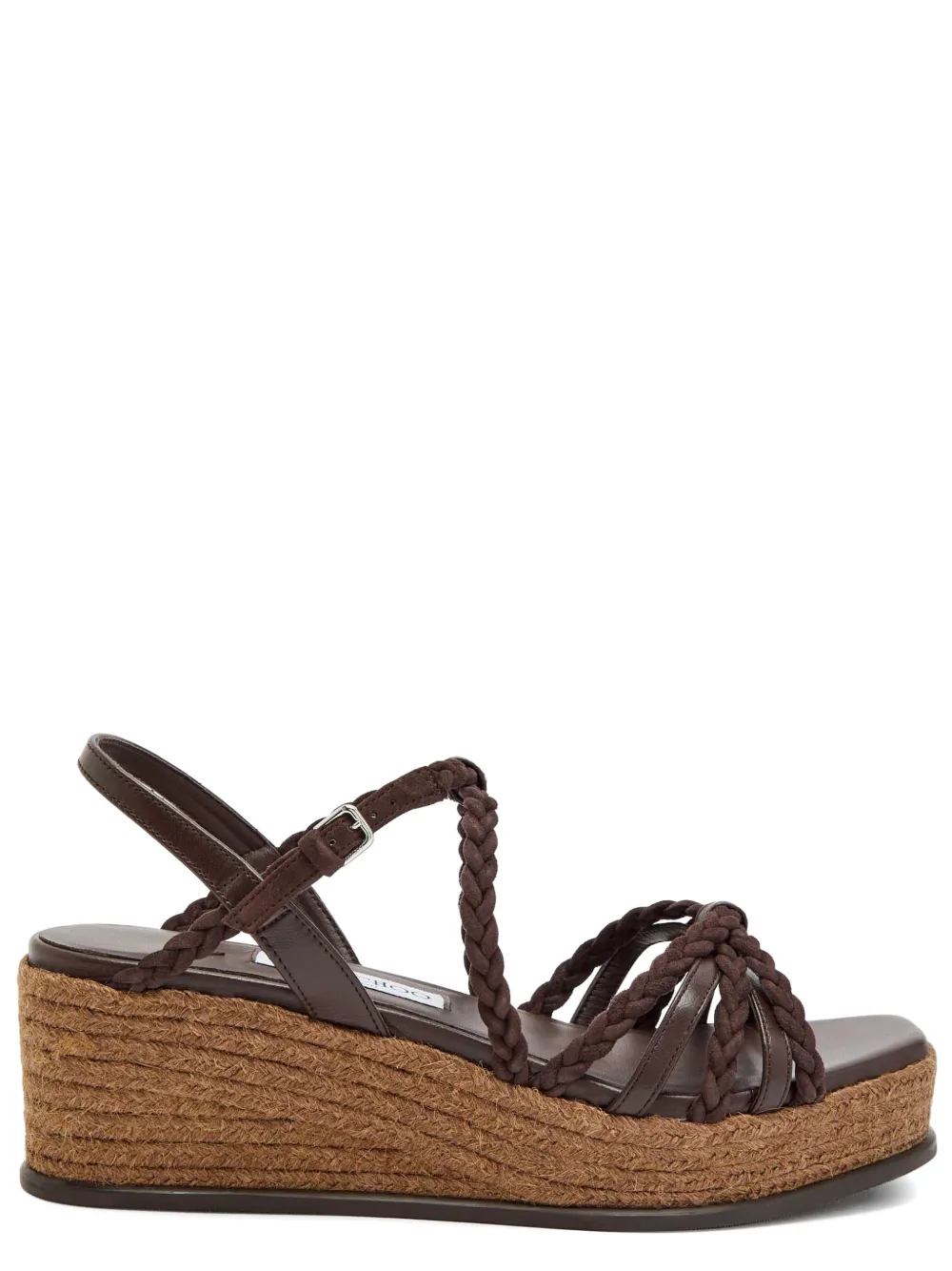 Jimmy Choo braided-strap platform sandals Bruin
