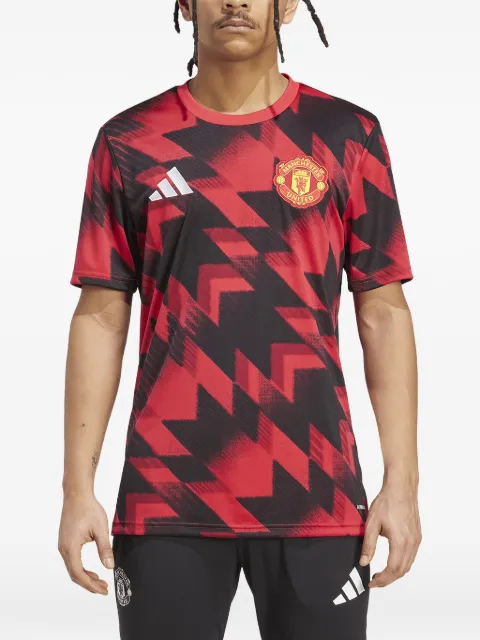 adidas Manchester United geometric-print T-shirt