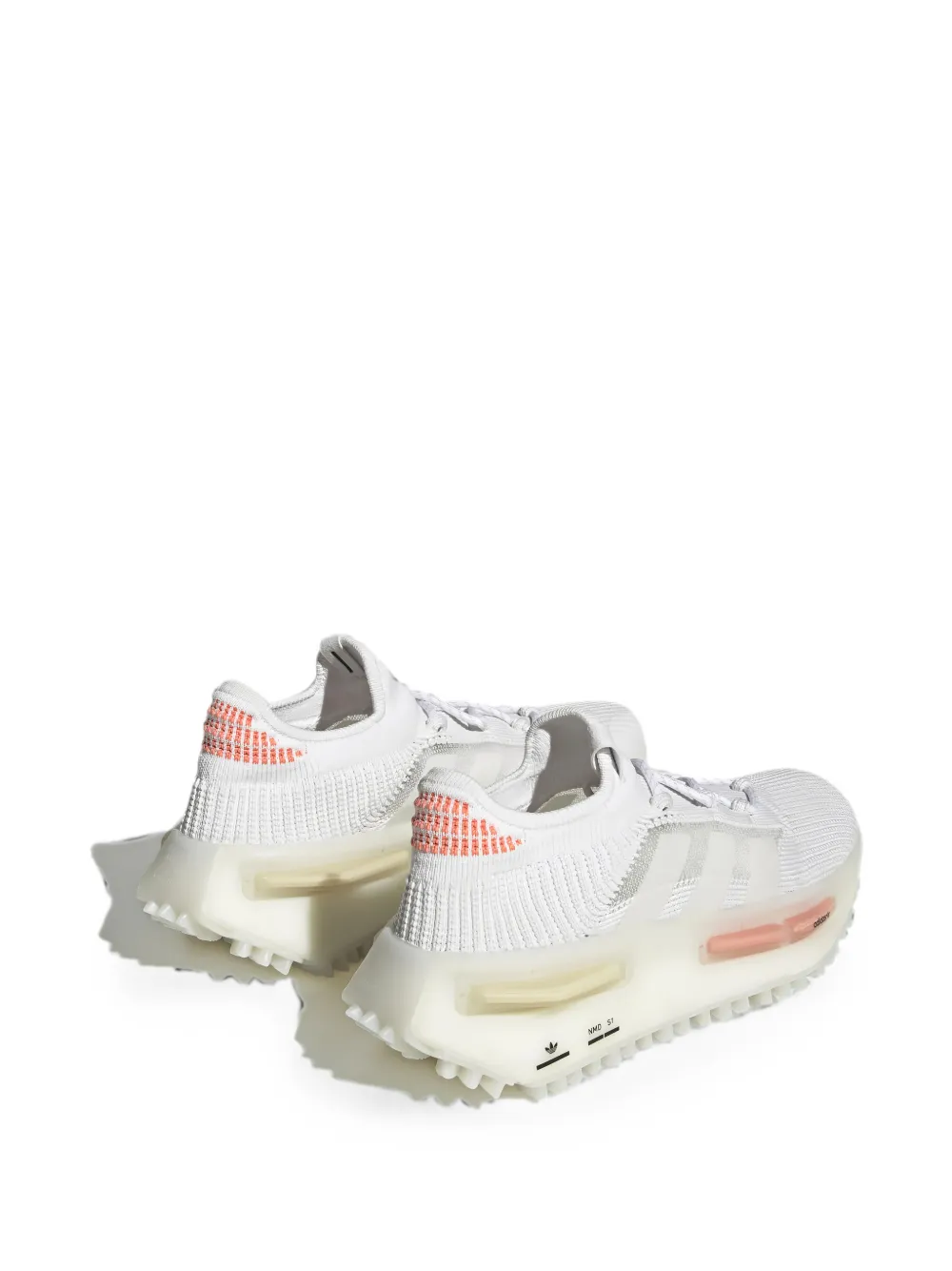 adidas NMD S1 "Cloud White Off White Coral Fusion" sneakers Wit