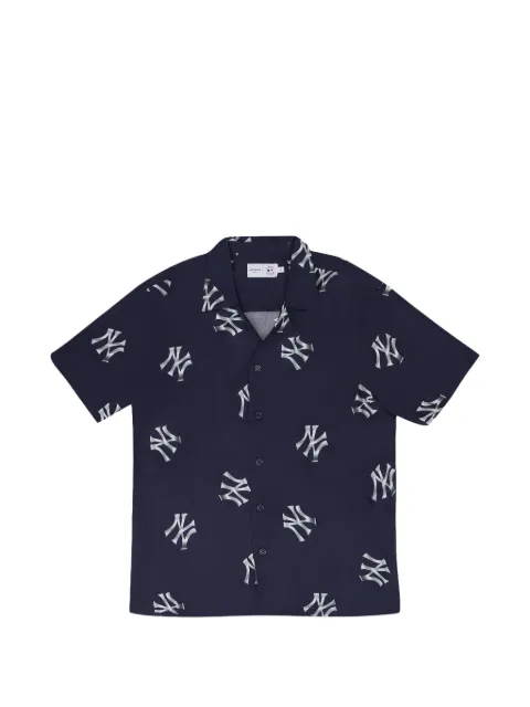 Aimé Leon Dore x New York Yankees logo-print shirt