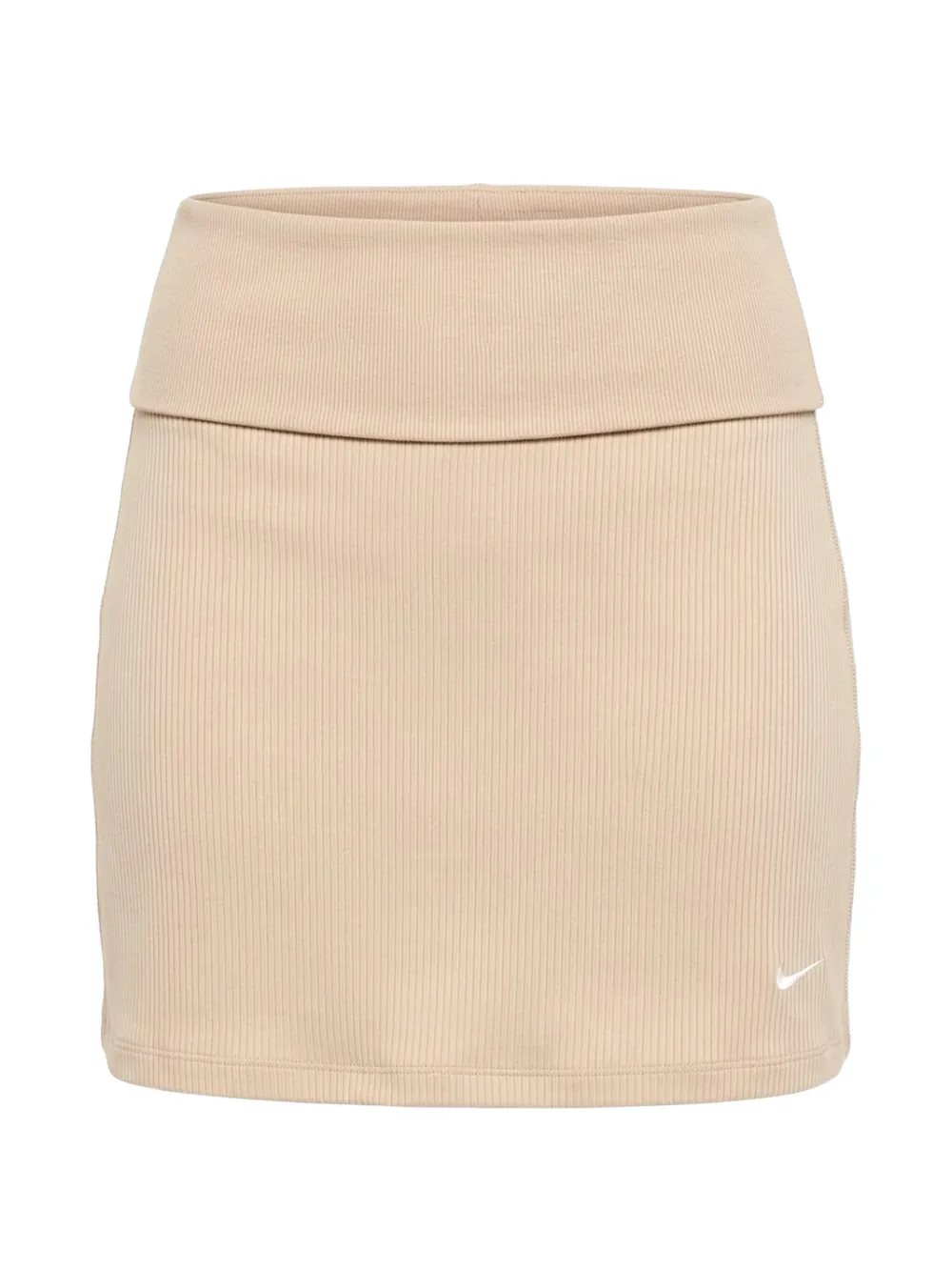 Nike Chill logo-embroidered mini skort - Nude