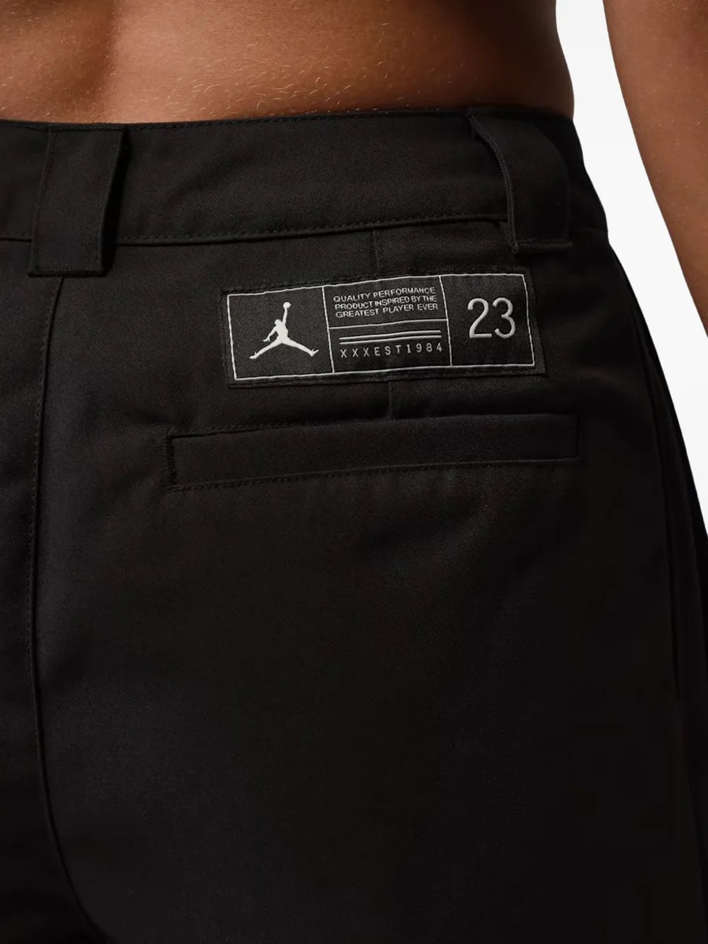 Jordan Flight midi-shorts met logopatch Zwart