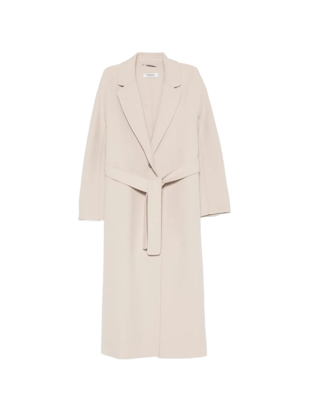 'S Max Mara Esturia belted notch-lapel coat - Neutrals