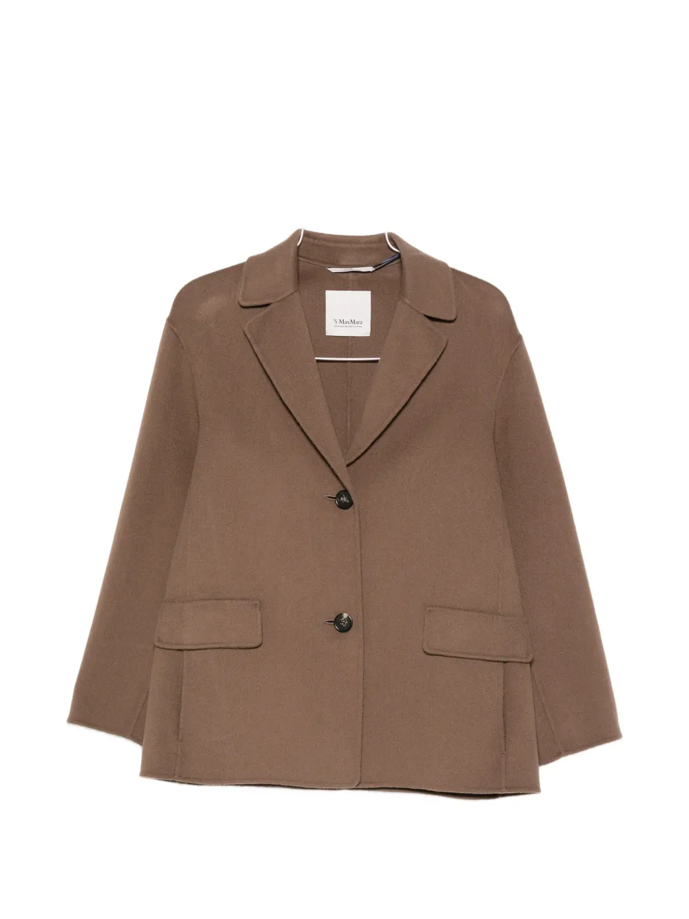 'S Max Mara Melfi single-breasted notch-lapel jacket - Braun