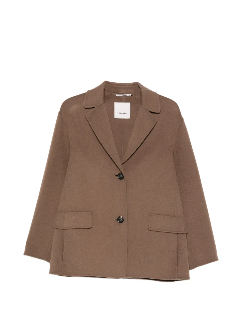 'S Max Mara Melfi single-breasted notch-lapel jacket - Brown