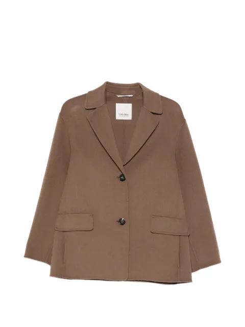 'S Max Mara chaqueta Melfi con botones y solapa de muesca