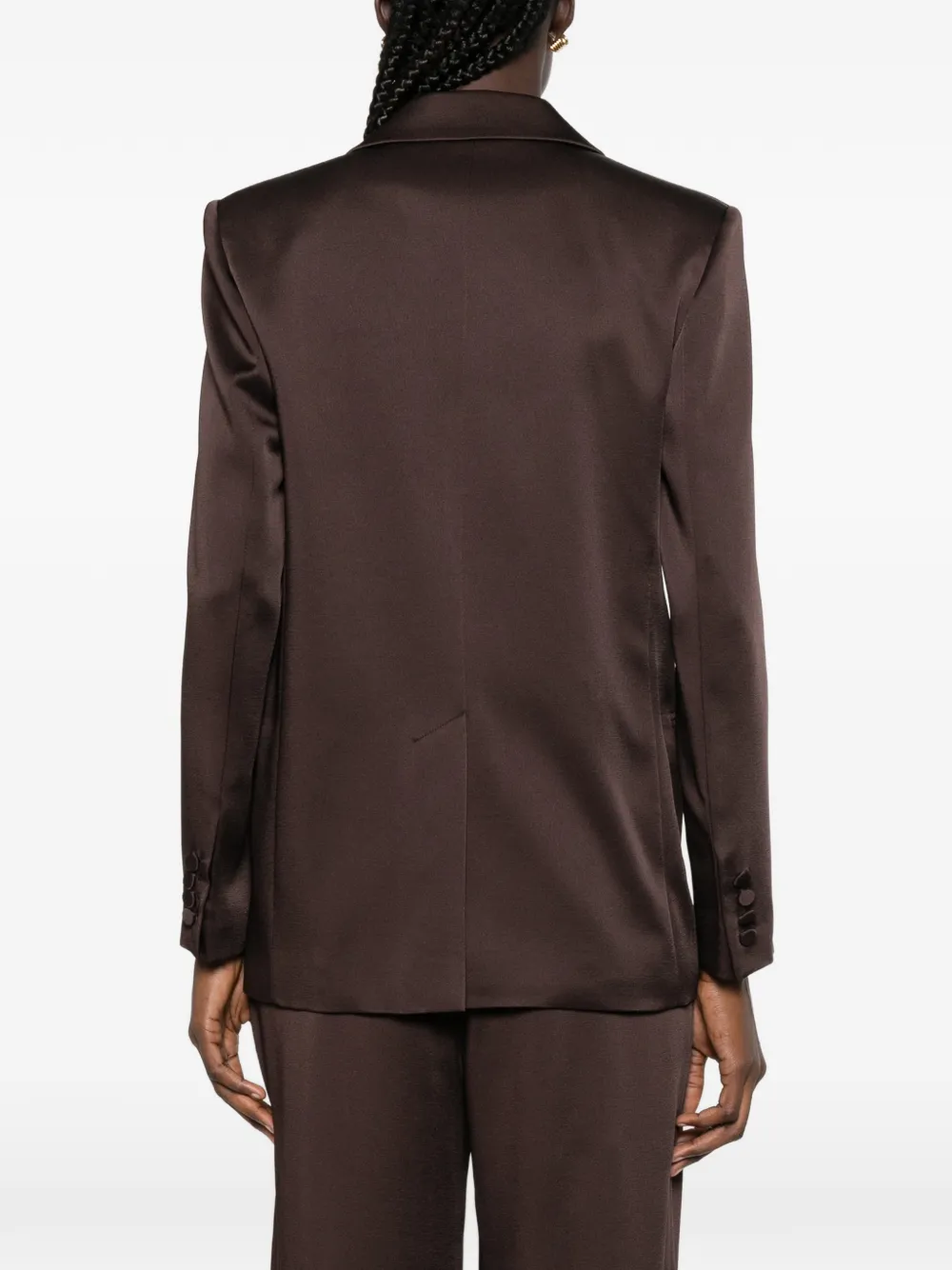 Max Mara Arca blazer met dubbele rij knopen Bruin