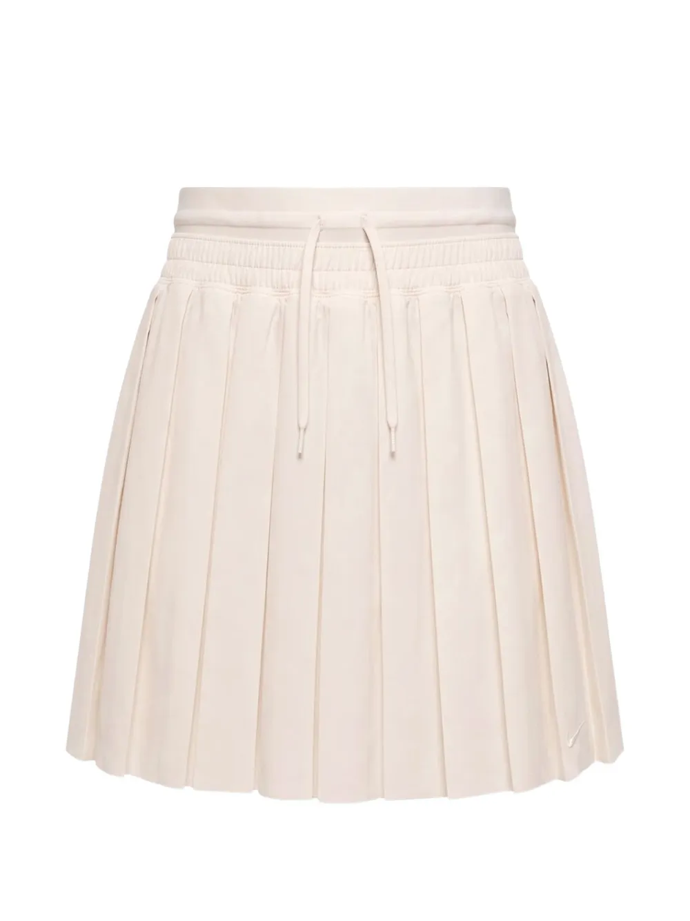 Nike pleated logo-detail mini skirt - Toni neutri