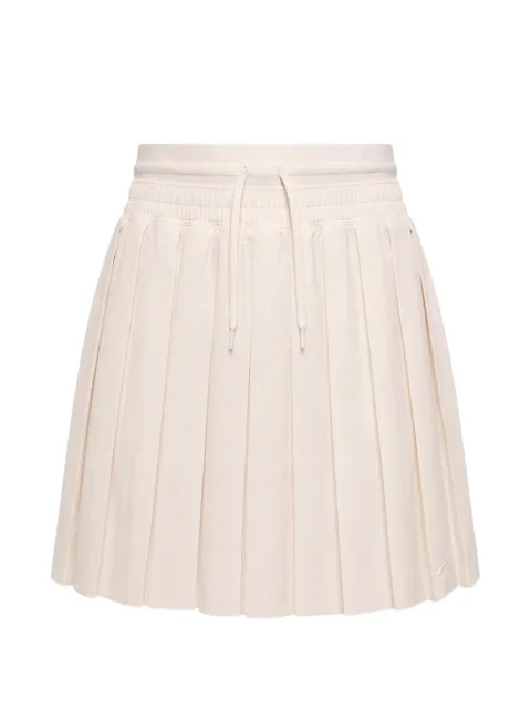 Nike pleated logo-detail mini skirt