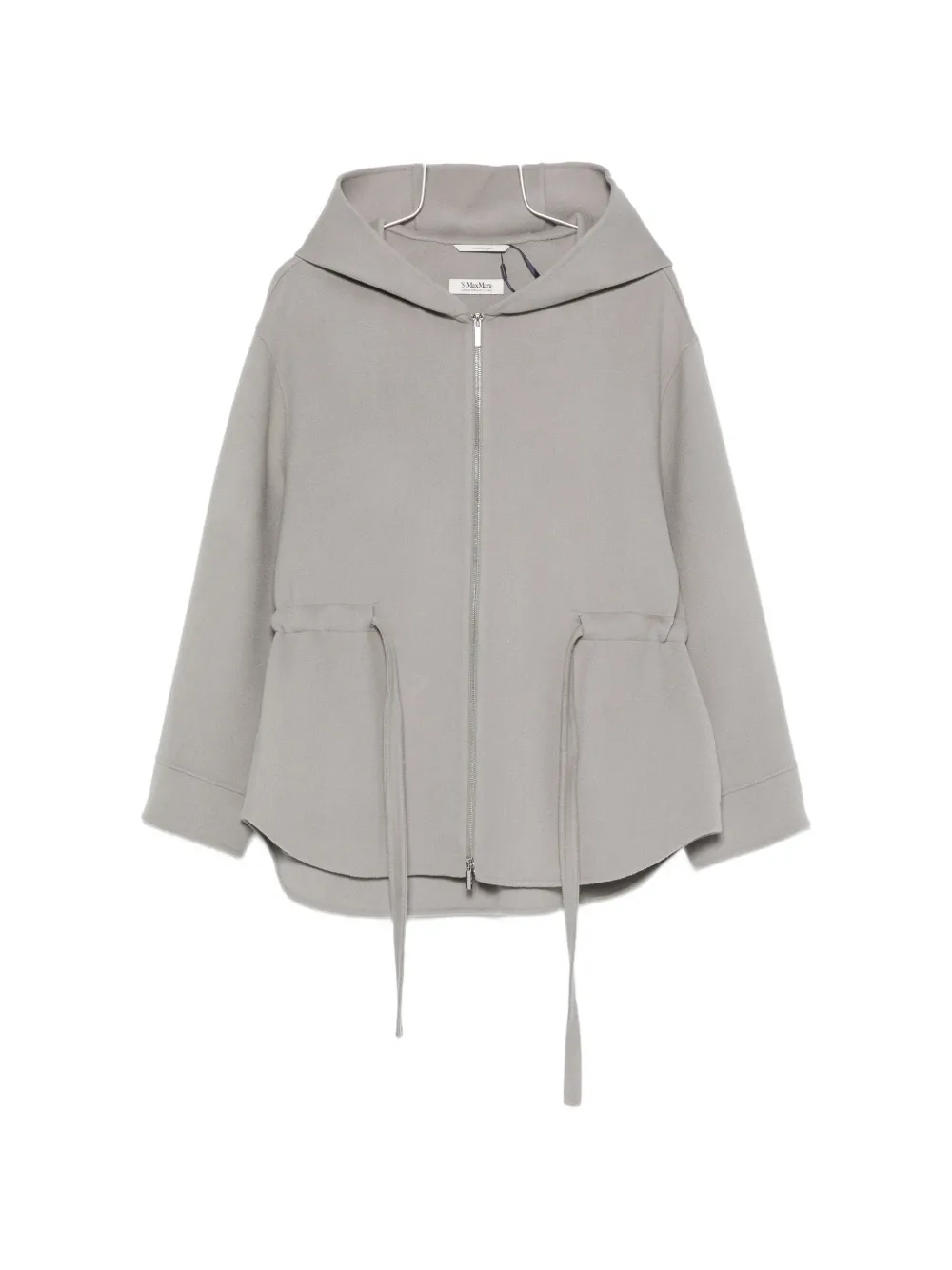 'S Max Mara Monia hooded belted jacket - Grau