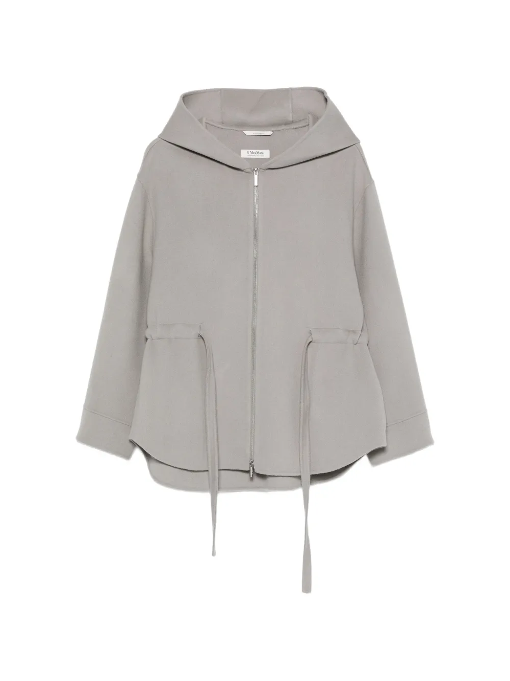 'S Max Mara Monia hooded belted jacket - Grau