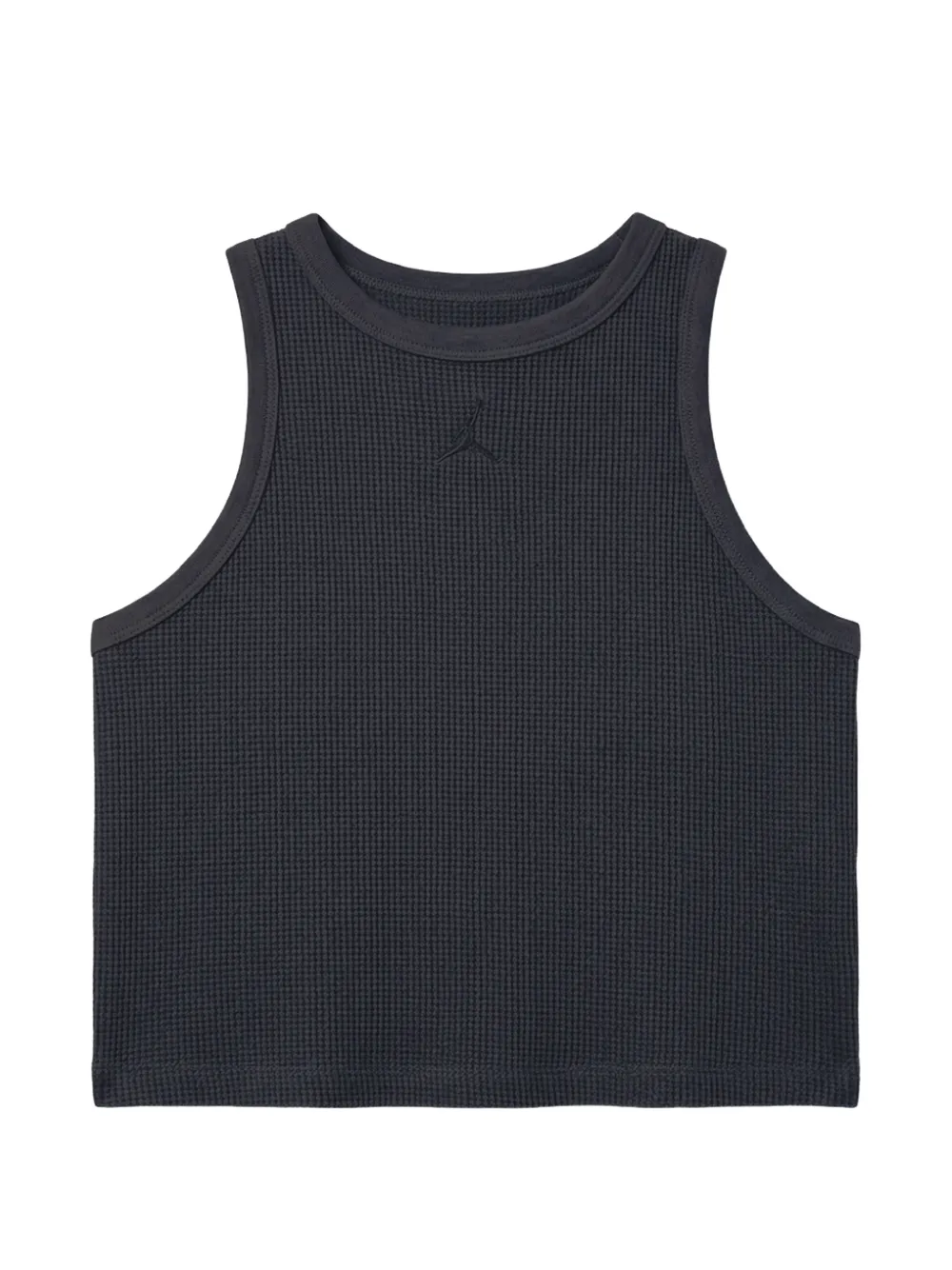 Jordan Flight Waffle-knit Tank Top In Grey
