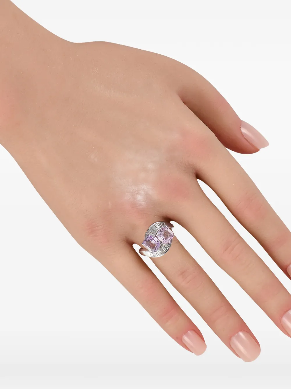 LB Exclusive sapphire and diamond ring - Silber