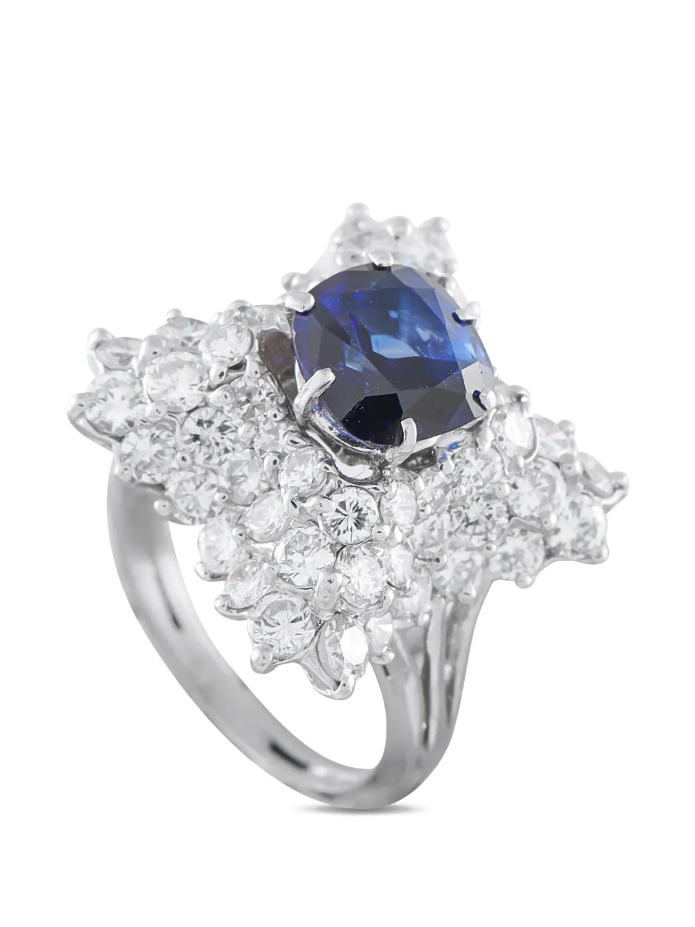 LB Exclusive sapphire and diamond ring - Argento