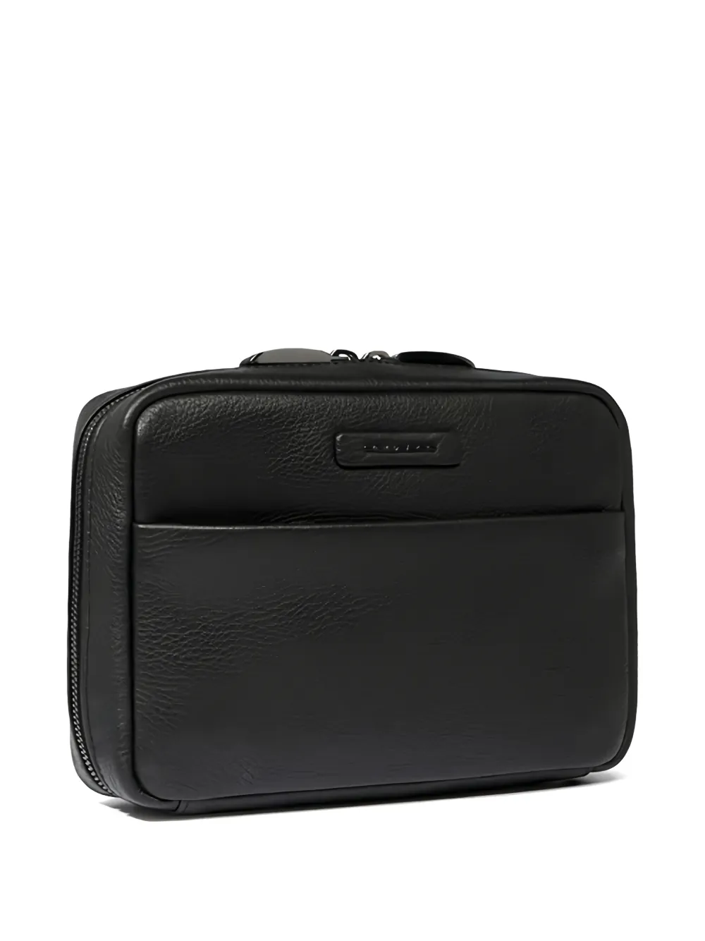 PIQUADRO Leren clutch Zwart