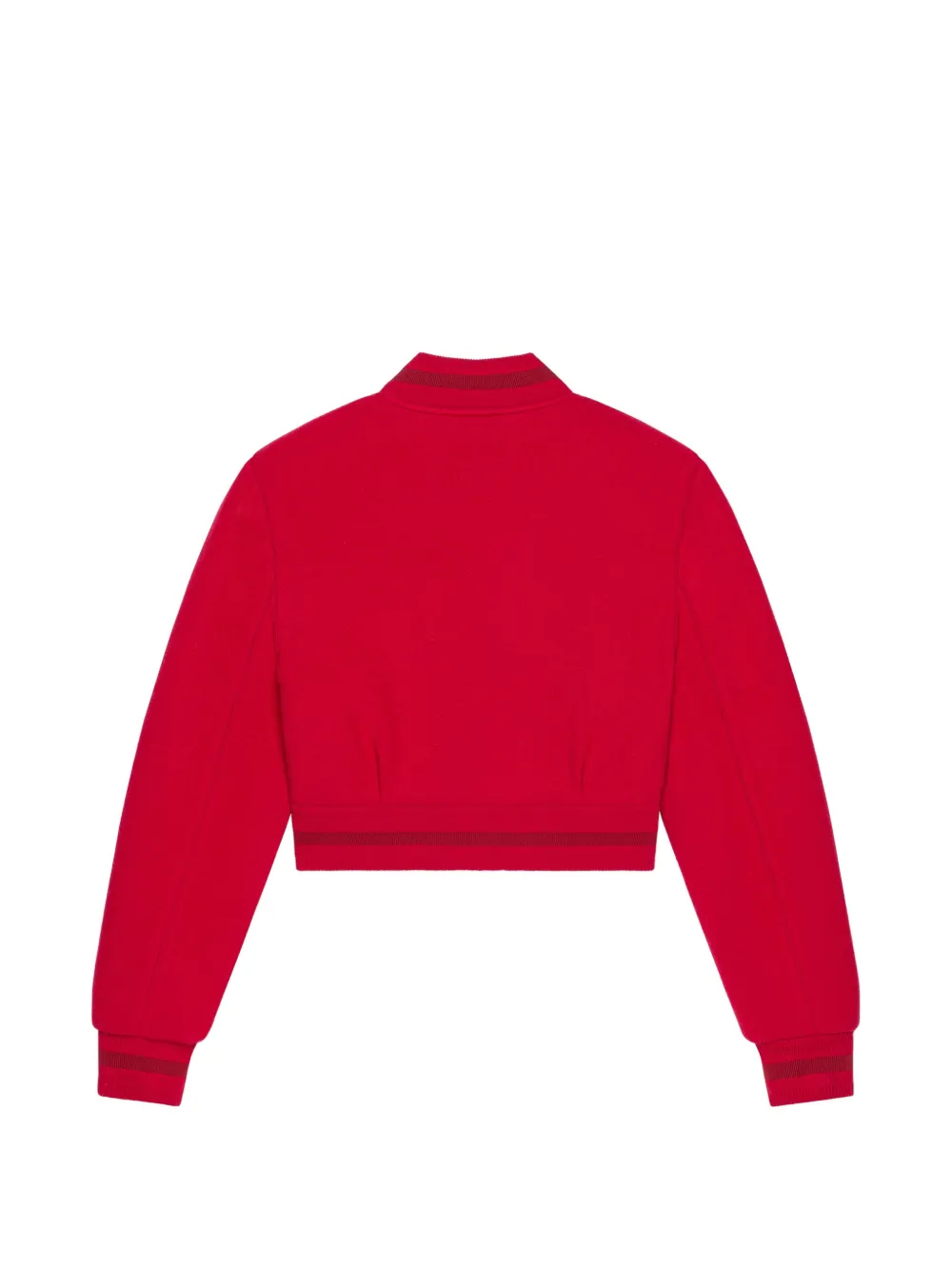 Givenchy Wollen jack met monogram-reliëf Rood