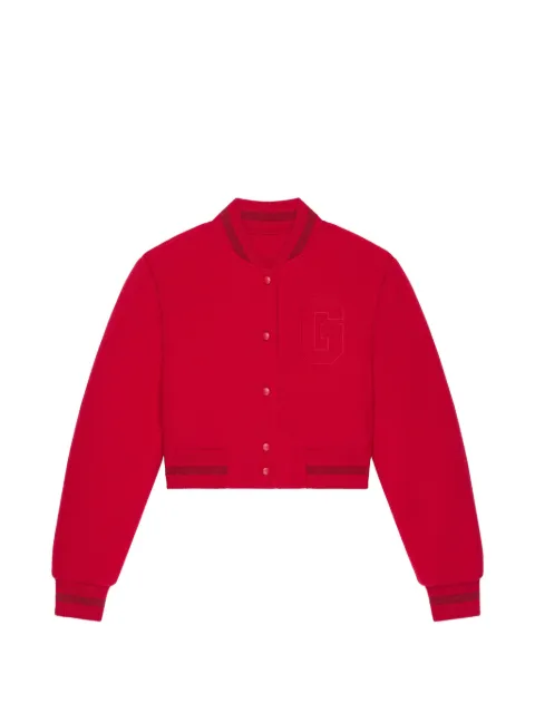 Givenchy embossed-monogram wool jacket