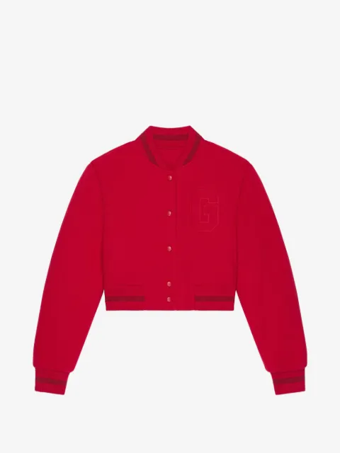 Givenchy embossed-monogram wool jacket