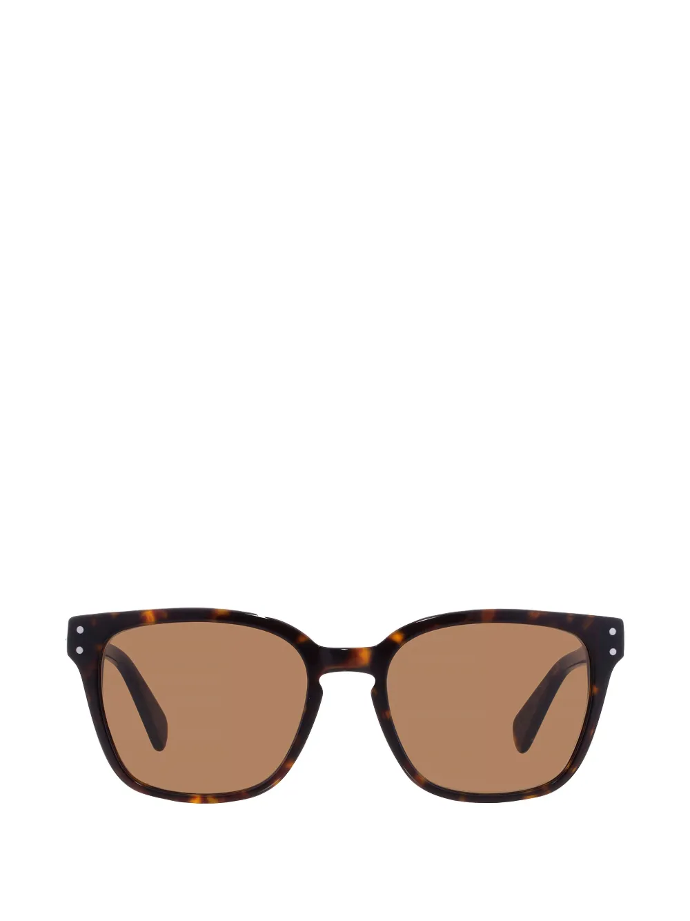 Ferragamo tortoiseshell-effect square-frame sunglasses - Braun