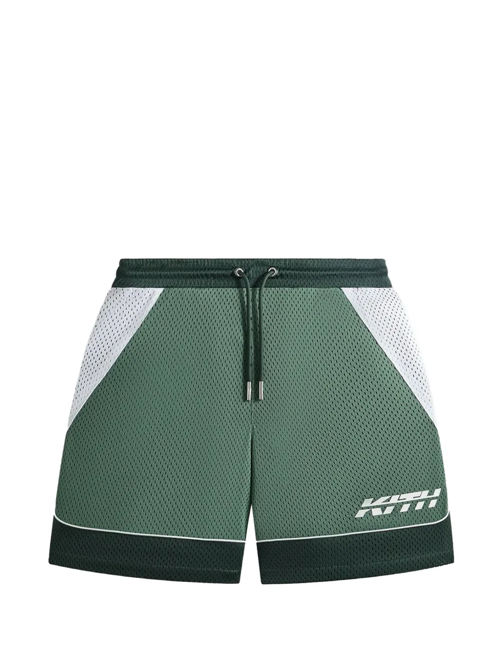 KITH Wesley colour-block mesh shorts - Verde