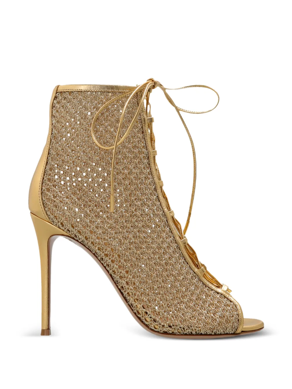 Gianvito Rossi Resille sandalen met veters Goud