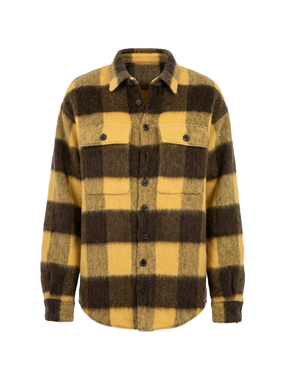 DSQUARED2 long-sleeve overshirt jacket - Yellow