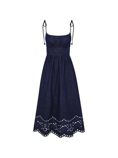 ZIMMERMANN Mahon broderie-anglaise midi dress