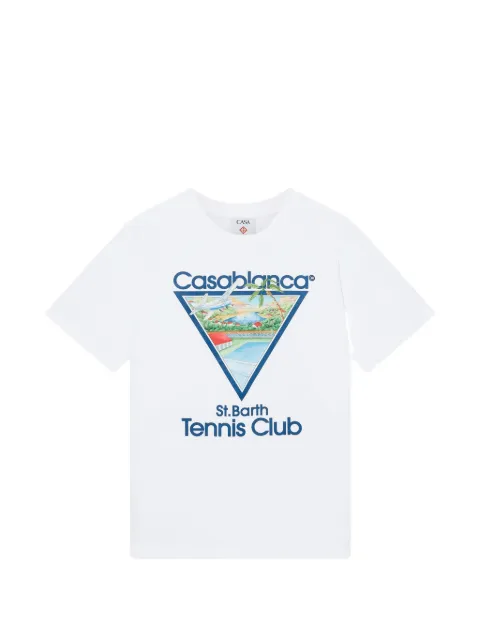 Casablanca camiseta St. Barth Tennis Club