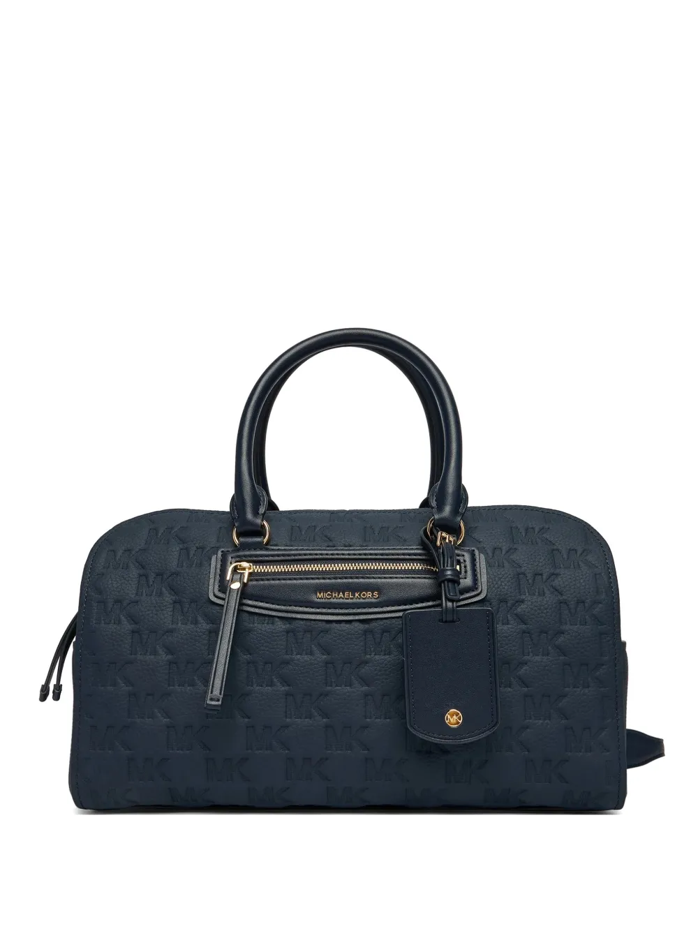 Michael Kors medium Jet Set Travel logo-embossed leather holdall - Blu