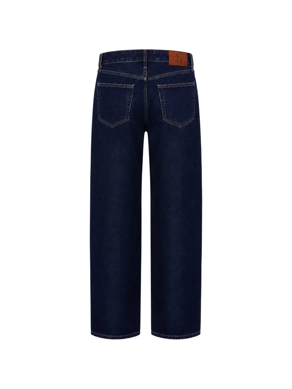Calvin Klein 90s jeans met logopatch Blauw