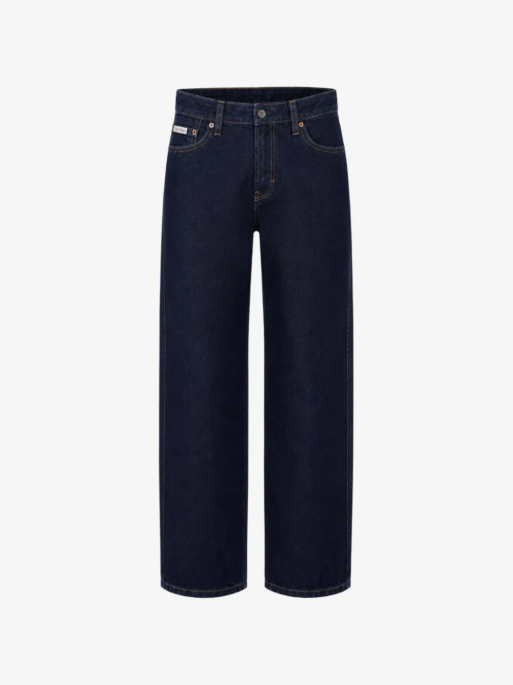90s logo-patch jeans