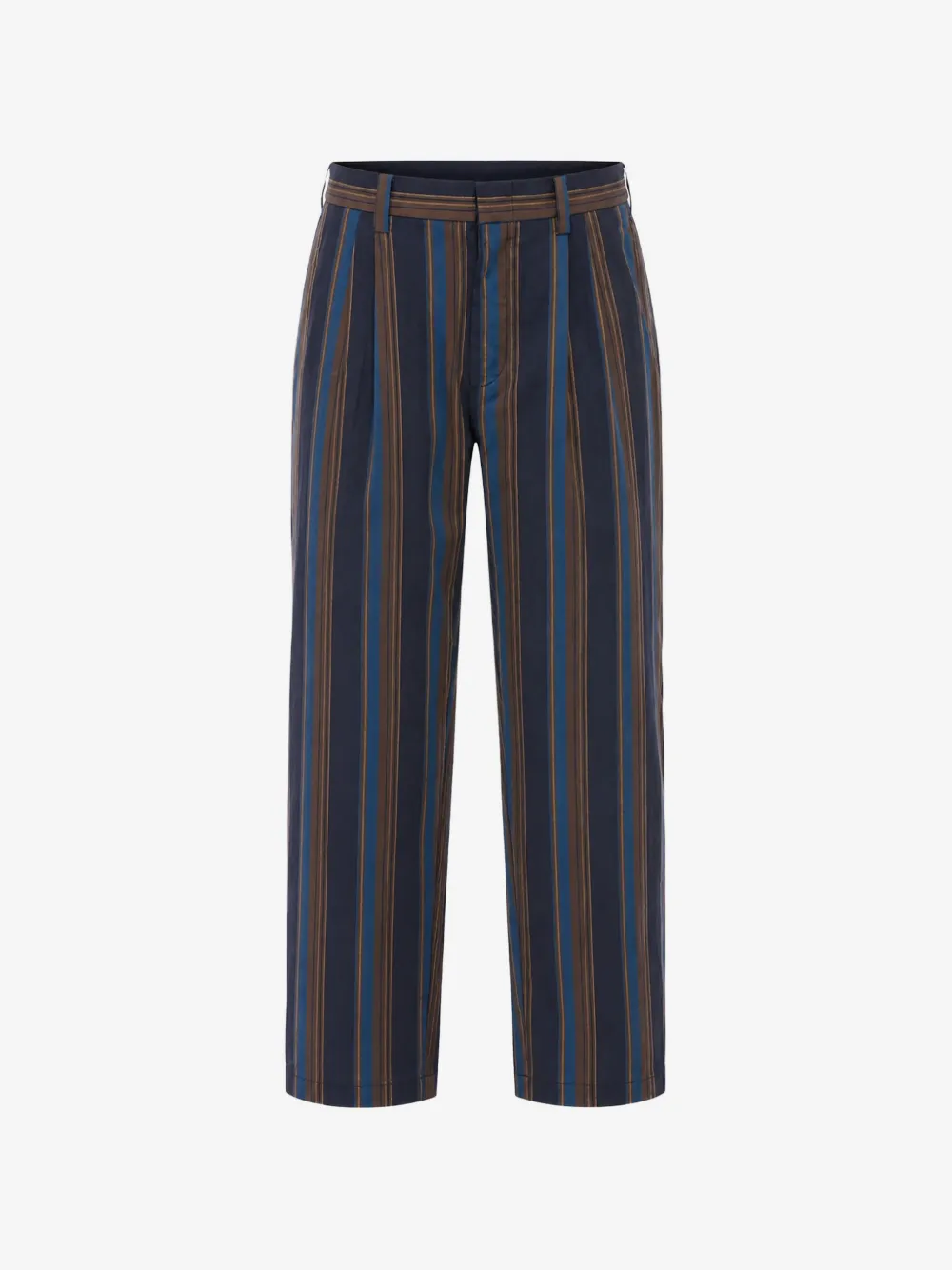 Viktor & Rolf Bayadere-pattern pleated trousers | Blue | Image 1