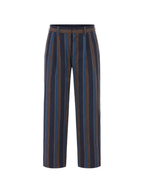 Viktor & Rolf Bayadere-pattern pleated trousers