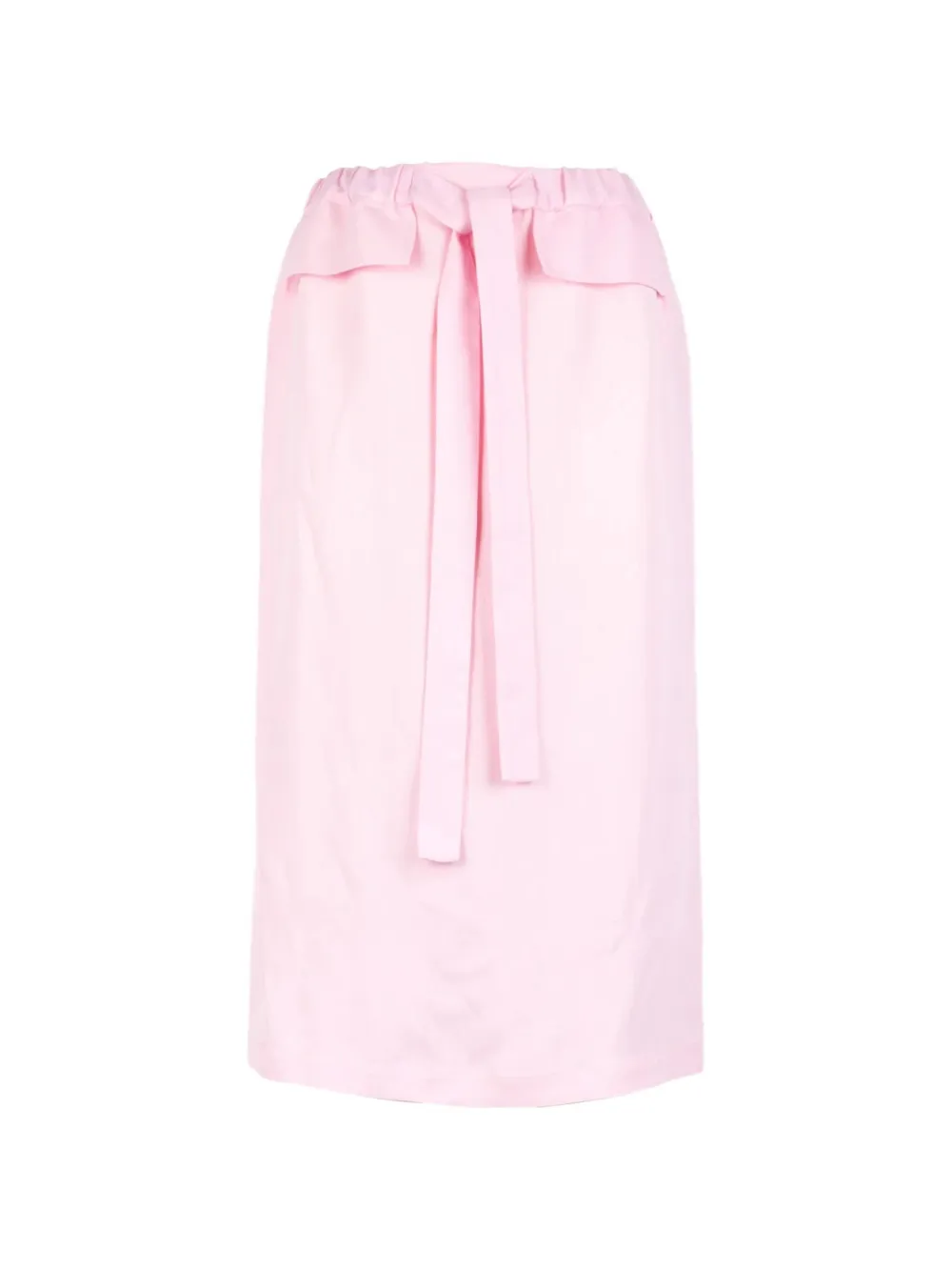Fabiana Filippi belted flap-pocket midi skirt - Rosa