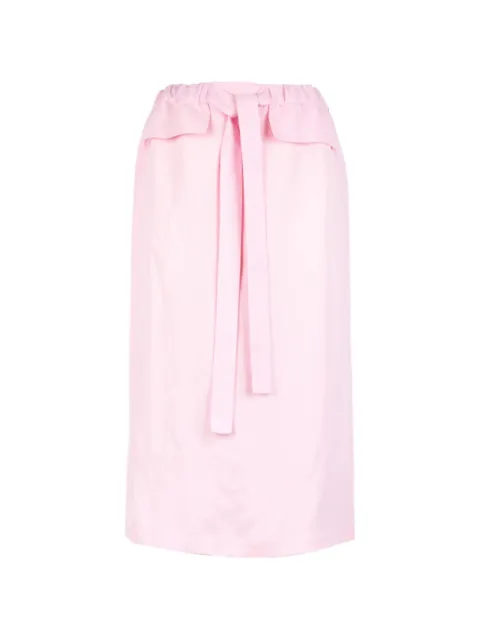 Fabiana Filippi belted flap-pocket midi skirt