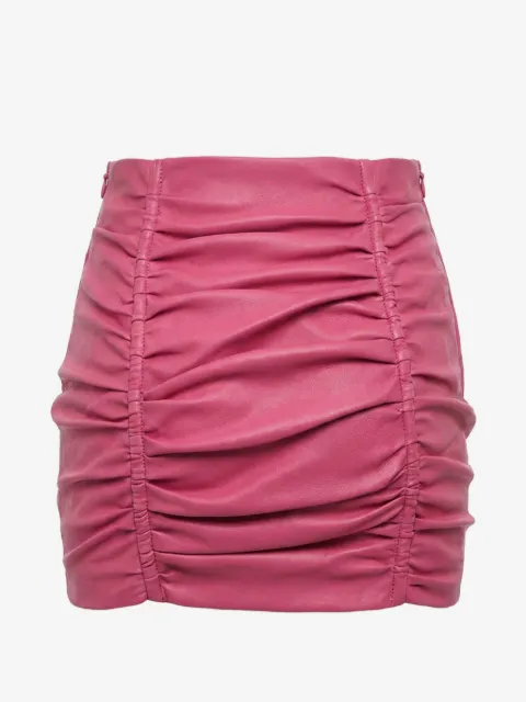 DSQUARED2 jupe drapée en cuir