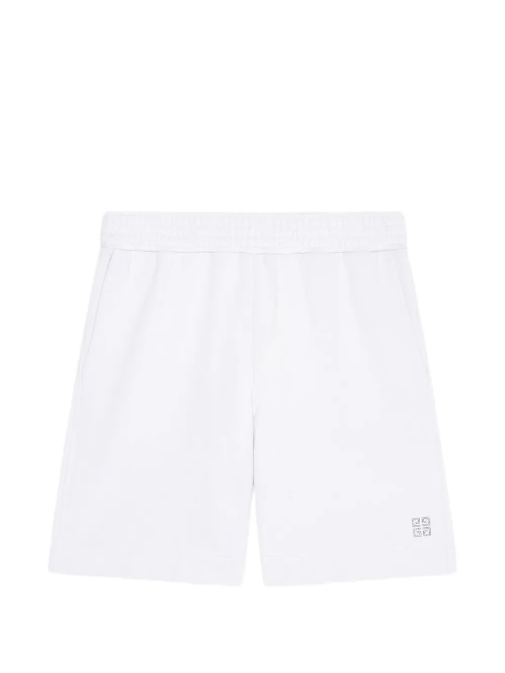 Givenchy 4G-embroidered cotton shorts - Weiß