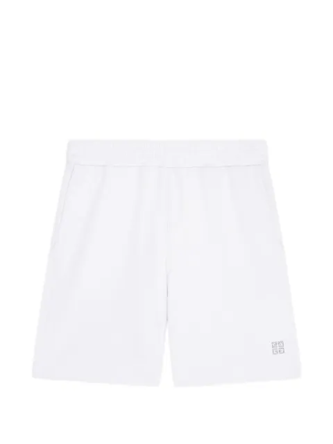 Givenchy 4G-embroidered cotton shorts