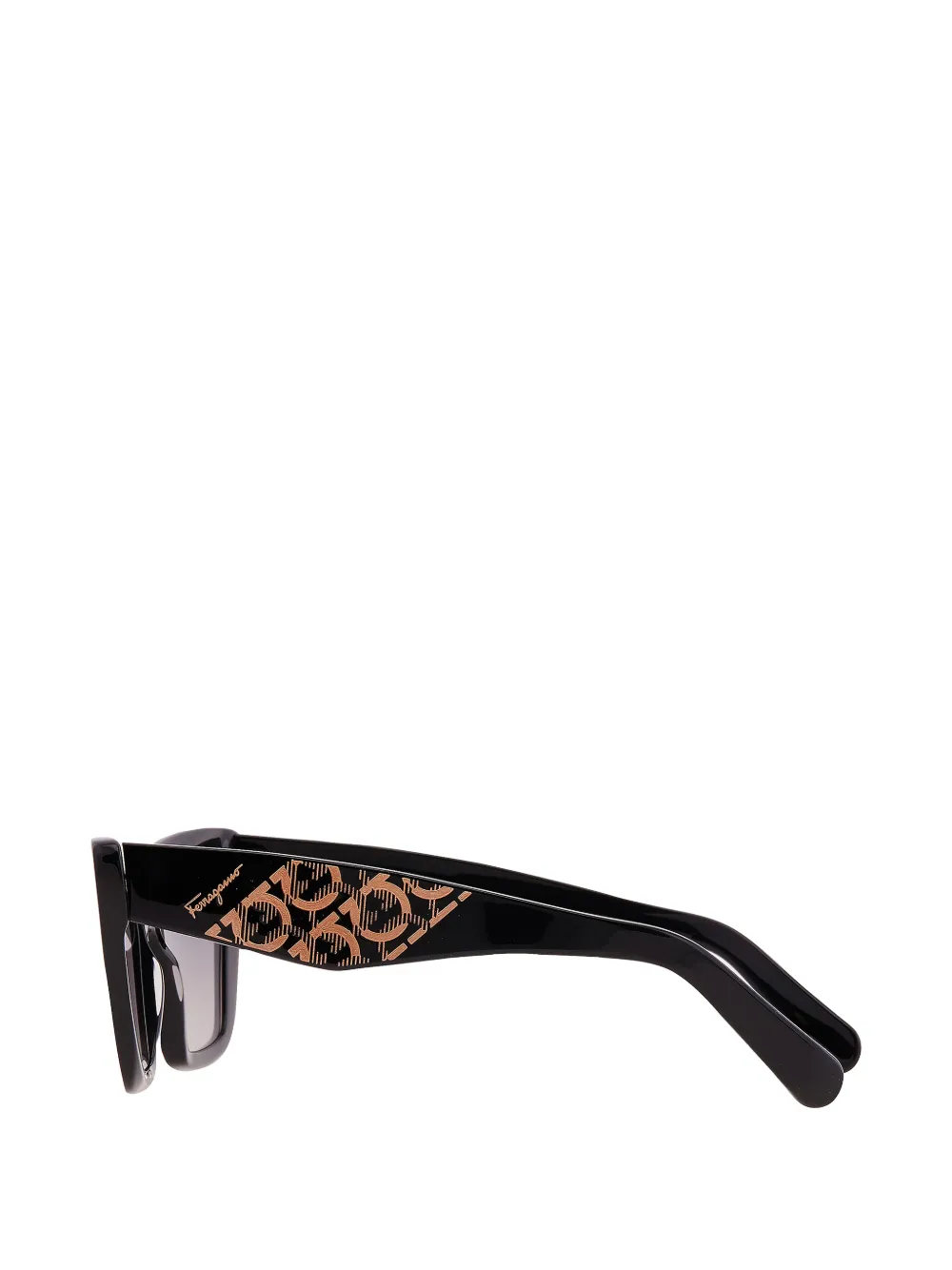 Ferragamo Eyewear ガンチーニ キャットアイ サングラス | ブラック