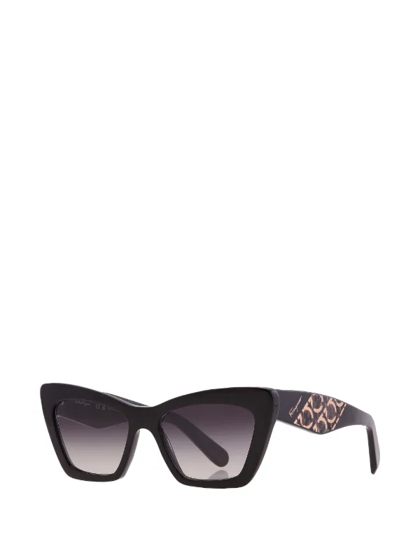 Ferragamo Eyewear ガンチーニ キャットアイ サングラス | ブラック